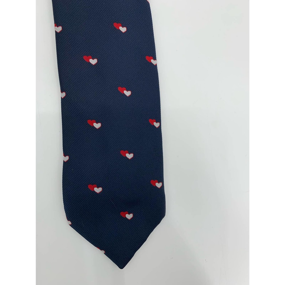 SCHRETER Silk Adam York Hearts Print Made in USA